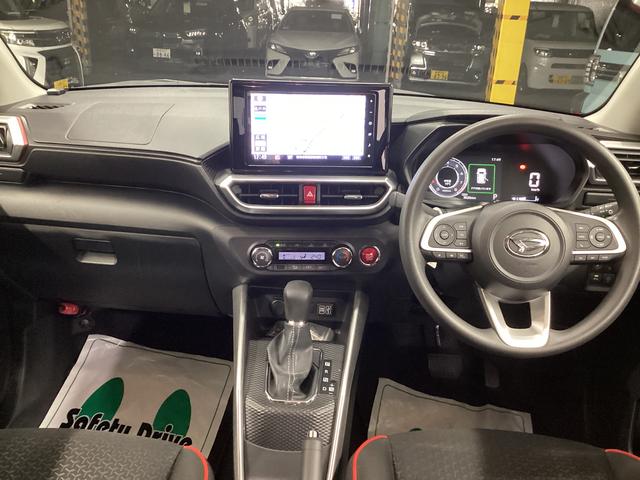 ロッキーG衝突被害軽減ブレーキ 横滑り防止装置 オートハイビーム アイドリングストップ ステアリングスイッチ オートライト キーフリー オートエアコン ナビ ドラレコ パノラマカメラ ETC マット バイザー(岐阜県)の中古車