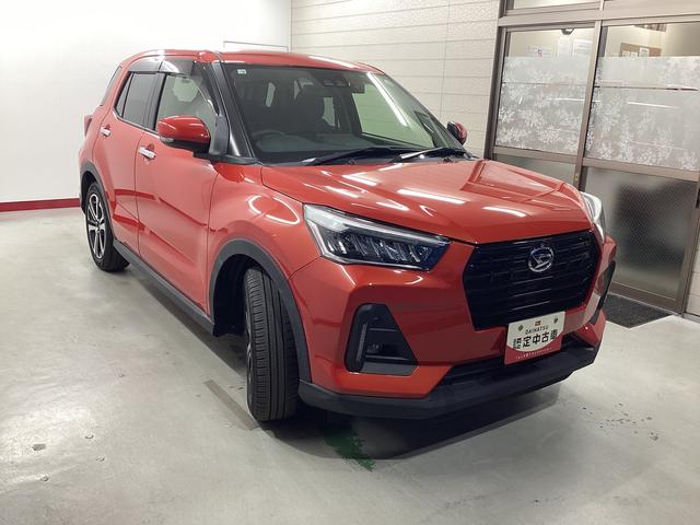 ロッキーG衝突被害軽減ブレーキ 横滑り防止装置 オートハイビーム アイドリングストップ ステアリングスイッチ オートライト キーフリー オートエアコン 社外ナビ バックカメラ 社外ドラレコマット バイザー(岐阜県)の中古車