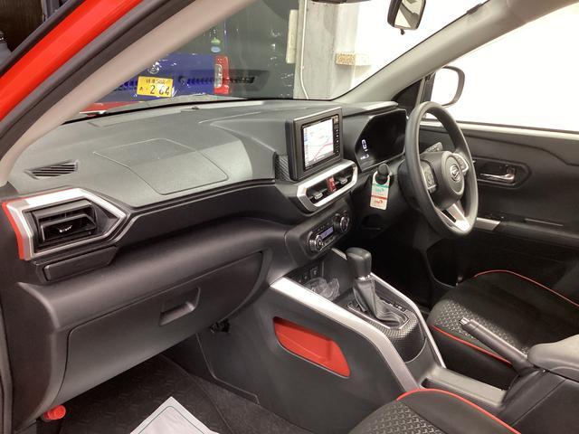 ロッキーG衝突被害軽減ブレーキ 横滑り防止装置 オートハイビーム アイドリングストップ ステアリングスイッチ オートライト キーフリー オートエアコン 社外ナビ バックカメラ 社外ドラレコマット バイザー(岐阜県)の中古車