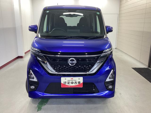 ルークスハイウェイスター　Ｘ衝突被害軽減ブレーキ　横滑り防止装置　オートハイビーム　アイドリングストップ　ステアリングスイッチ　オートライト　キーフリーシステム　オートエアコン　ナビ　パノラマカメラ　ＥＴＣ　マット　バイザー（岐阜県）の中古車