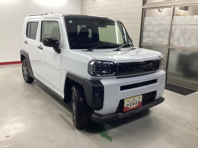 タフトＧターボ　ダーククロムベンチャー衝突被害軽減ブレーキ　横滑り防止装置　オートハイビーム　アイドリングストップ　ステアリングスイッチ　オートライト　キーフリーシステム　オートエアコン　パノラマカメラ（岐阜県）の中古車