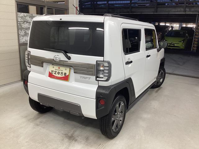 タフトＧターボ　ダーククロムベンチャー衝突被害軽減ブレーキ　横滑り防止装置　オートハイビーム　アイドリングストップ　ステアリングスイッチ　オートライト　キーフリーシステム　オートエアコン　パノラマカメラ（岐阜県）の中古車