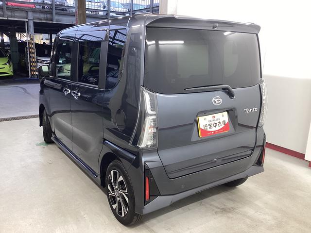 タントカスタムＸ衝突被害軽減ブレーキ　横滑り防止装置　オートハイビーム　アイドリングストップ　ステアリングスイッチ　オートライト　キーフリーシステム　オートエアコン　パノラマカメラ　マット　バイザー（岐阜県）の中古車