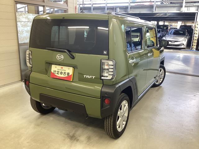 タフトＧ衝突被害軽減ブレーキ　横滑り防止装置　オートハイビーム　アイドリングストップ　ステアリングスイッチ　オートライト　キーフリーシステム　オートエアコン　ナビ　ドラレコ　ＥＴＣ　マット（岐阜県）の中古車