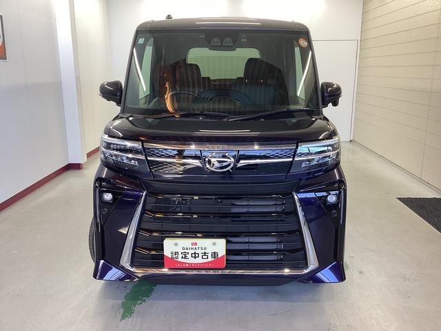 タントカスタムＲＳ衝突被害軽減ブレーキ　横滑り防止装置　４ＷＤ　オートハイビーム　アイドリングストップ　ステアリングスイッチ　オートライト　キーフリー　エアコン　ナビ　ドラレコ　パノラマカメラ　ＥＴＣ　マット　バイザー（岐阜県）の中古車