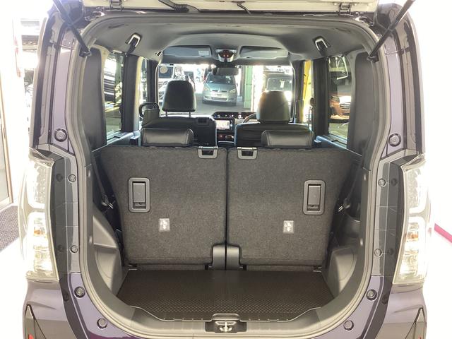 タントカスタムＲＳ衝突被害軽減ブレーキ　横滑り防止装置　４ＷＤ　オートハイビーム　アイドリングストップ　ステアリングスイッチ　オートライト　キーフリー　エアコン　ナビ　ドラレコ　パノラマカメラ　ＥＴＣ　マット　バイザー（岐阜県）の中古車