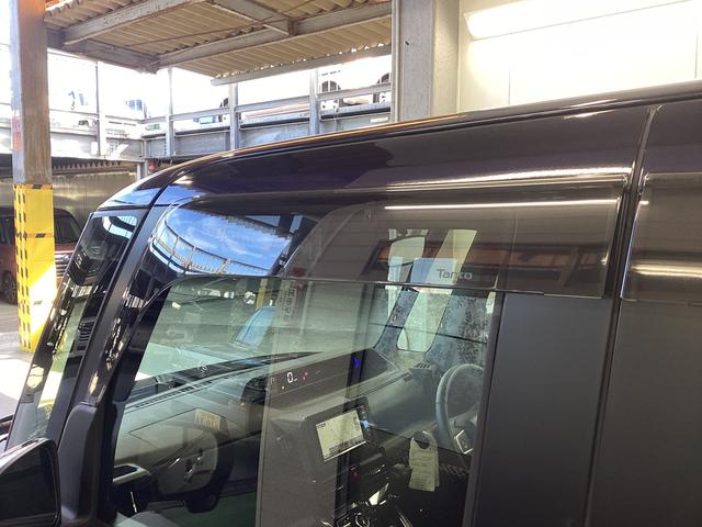 タントカスタムＲＳ衝突被害軽減ブレーキ　横滑り防止装置　４ＷＤ　オートハイビーム　アイドリングストップ　ステアリングスイッチ　オートライト　キーフリー　エアコン　ナビ　ドラレコ　パノラマカメラ　ＥＴＣ　マット　バイザー（岐阜県）の中古車