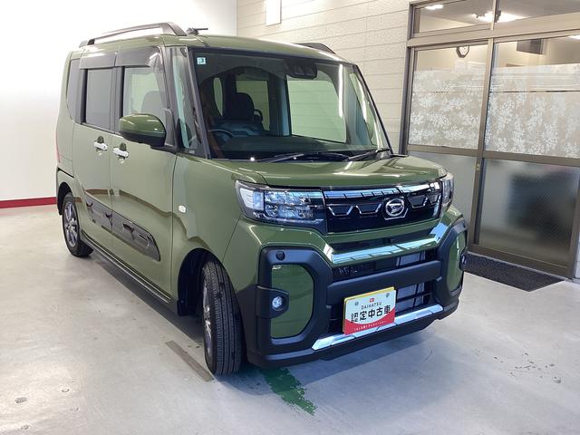 タントファンクロス衝突被害軽減ブレーキ 横滑り防止装置 オートハイビーム アイドリングストップ ステアリングスイッチ オートライト キーフリーシステム オートエアコン パノラマカメラ マット バイザー(岐阜県)の中古車