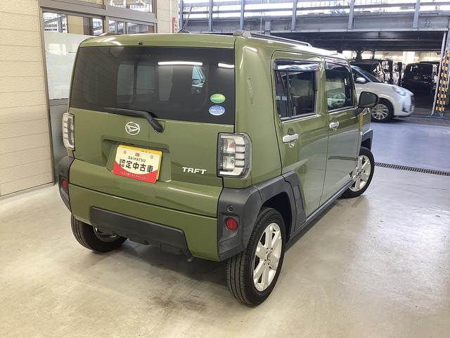 タフトG衝突被害軽減ブレーキ 横滑り防止装置 オートハイビーム アイドリングストップ ステアリングスイッチ オートライト キーフリー オートエアコン ナビ ドラレコ パノラマカメラ ETC マット バイザー(岐阜県)の中古車