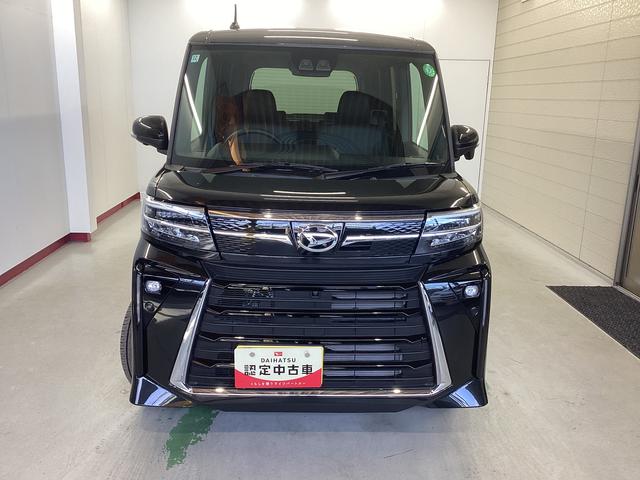 タントカスタムRS衝突被害軽減ブレーキ 横滑り防止装置 オートハイビーム アイドリングストップ ステアリングスイッチ オートライト キーフリーシステム オートエアコン パノラマカメラ(岐阜県)の中古車