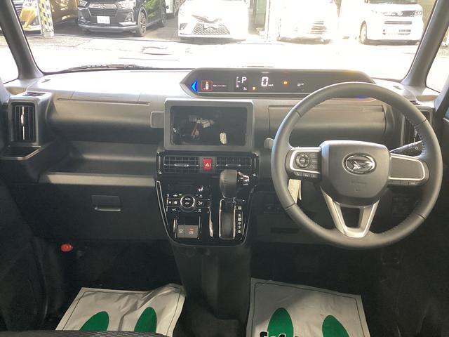 タントカスタムRS衝突被害軽減ブレーキ 横滑り防止装置 オートハイビーム アイドリングストップ ステアリングスイッチ オートライト キーフリーシステム オートエアコン パノラマカメラ(岐阜県)の中古車