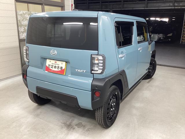 タフトＸ衝突被害軽減ブレーキ　横滑り防止装置　オートハイビーム　アイドリングストップ　ステアリングスイッチ　オートライト　キーフリーシステム　オートエアコン　パノラマカメラ　マット　バイザー（岐阜県）の中古車