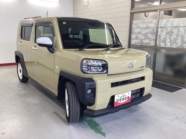 タフトGターボ衝突被害軽減ブレーキ 横滑り防止装置 4WD オートハイビーム アイドリングストップ ステアリングスイッチ オートライト キーフリー エアコン ナビ ドラレコ パノラマカメラ ETC マット バイザー(岐阜県)の中古車