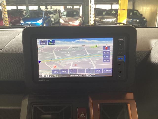 タフトGターボ衝突被害軽減ブレーキ 横滑り防止装置 4WD オートハイビーム アイドリングストップ ステアリングスイッチ オートライト キーフリー エアコン ナビ ドラレコ パノラマカメラ ETC マット バイザー(岐阜県)の中古車