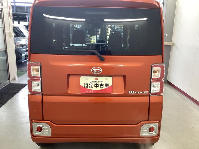 ウェイクＧターボリミテッドＳＡIII衝突被害軽減ブレーキ　横滑り防止装置　オートハイビーム　アイドリングストップ　ステアリングスイッチ　オートライト　キーフリーシステム　オートエアコン　モニター付きオーディオ　マット　バイザー（岐阜県）の中古車