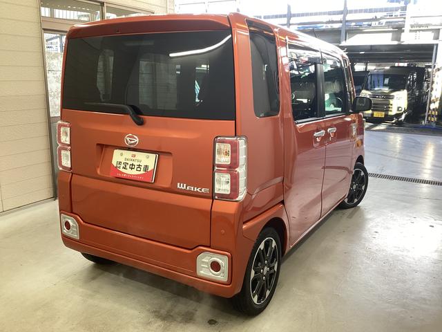 ウェイクＧターボリミテッドＳＡIII衝突被害軽減ブレーキ　横滑り防止装置　オートハイビーム　アイドリングストップ　ステアリングスイッチ　オートライト　キーフリーシステム　オートエアコン　モニター付きオーディオ　マット　バイザー（岐阜県）の中古車