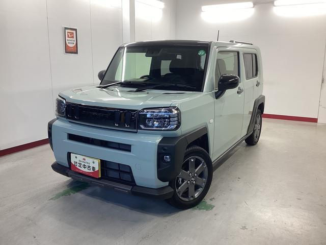 タフトGターボ ダーククロムベンチャー衝突被害軽減ブレーキ 横滑り防止装置 オートハイビーム アイドリングストップ ステアリングスイッチ オートライト キーフリーシステム オートエアコン ナビ ドラレコ ETC マット バイザー(岐阜県)の中古車