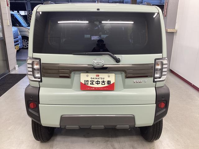 タフトGターボ ダーククロムベンチャー衝突被害軽減ブレーキ 横滑り防止装置 オートハイビーム アイドリングストップ ステアリングスイッチ オートライト キーフリーシステム オートエアコン ナビ ドラレコ ETC マット バイザー(岐阜県)の中古車