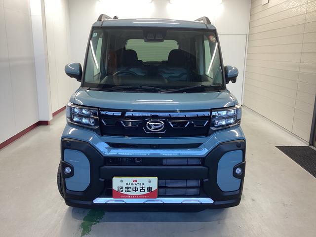 タントファンクロスターボ衝突被害軽減ブレーキ　横滑り防止装置　オートハイビーム　アイドリングストップ　ステアリングスイッチ　オートライト　キーフリーシステム　オートエアコン　パノラマカメラ　マット　バイザー（岐阜県）の中古車