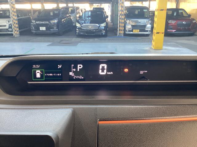 タントファンクロスターボ衝突被害軽減ブレーキ　横滑り防止装置　オートハイビーム　アイドリングストップ　ステアリングスイッチ　オートライト　キーフリーシステム　オートエアコン　パノラマカメラ　マット　バイザー（岐阜県）の中古車