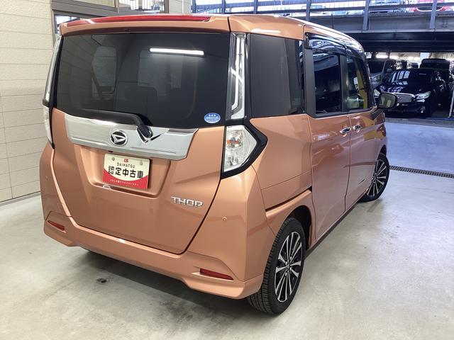 トールカスタムG ターボ衝突被害軽減ブレーキ 横滑り防止装置 オートハイビーム アイドリングストップ ステアリングスイッチ オートライト キーフリー オートエアコン ナビ ドラレコ パノラマカメラ ETC マット バイザー(岐阜県)の中古車