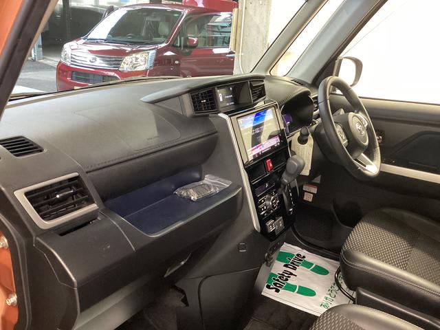 トールカスタムG ターボ衝突被害軽減ブレーキ 横滑り防止装置 オートハイビーム アイドリングストップ ステアリングスイッチ オートライト キーフリー オートエアコン ナビ ドラレコ パノラマカメラ ETC マット バイザー(岐阜県)の中古車