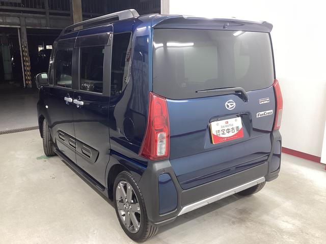 タントファンクロスターボ衝突被害軽減ブレーキ 横滑り防止装置 オートハイビーム アイドリングストップ ステアリングスイッチ オートライト キーフリー オートエアコン ナビ ドラレコ パノラマカメラ ETC マット バイザー(岐阜県)の中古車