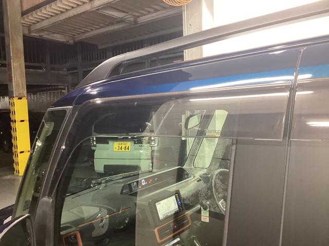 タントファンクロスターボ衝突被害軽減ブレーキ 横滑り防止装置 オートハイビーム アイドリングストップ ステアリングスイッチ オートライト キーフリー オートエアコン ナビ ドラレコ パノラマカメラ ETC マット バイザー(岐阜県)の中古車