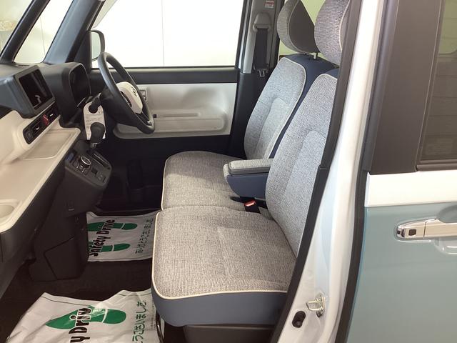 ムーヴキャンバスストライプスGターボ衝突被害軽減ブレーキ 横滑り防止装置 オートハイビーム アイドリングストップ ステアリングスイッチ オートライト キーフリーシステム オートエアコン パノラマカメラ マット バイザー(岐阜県)の中古車