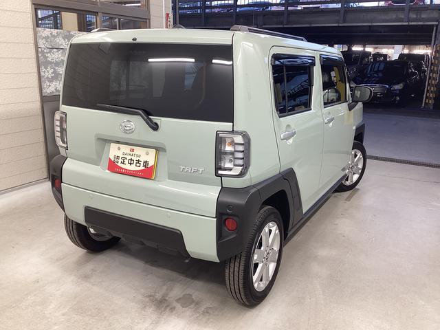 タフトＧ衝突被害軽減ブレーキ　横滑り防止装置　オートハイビーム　アイドリングストップ　ステアリングスイッチ　オートライト　キーフリーシステム　オートエアコン　パノラマカメラ　マット　バイザー（岐阜県）の中古車