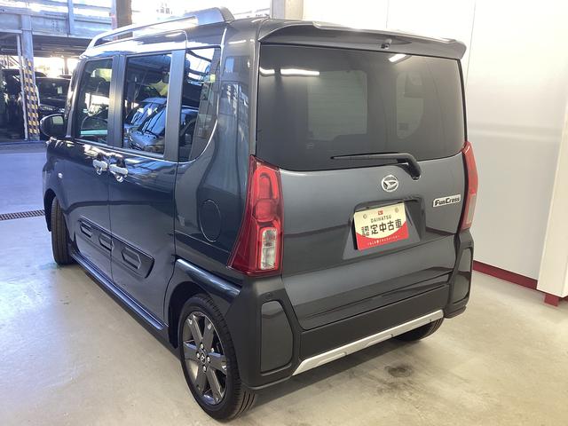 タントファンクロスターボ衝突被害軽減ブレーキ 横滑り防止装置 オートハイビーム アイドリングストップ ステアリングスイッチ オートライト キーフリーシステム オートエアコン ディスプレイオーディオ バックカメラ(岐阜県)の中古車