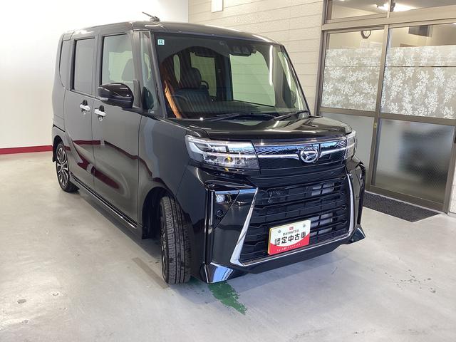 タントカスタムＲＳ衝突被害軽減ブレーキ　横滑り防止装置　オートハイビーム　アイドリングストップ　ステアリングスイッチ　オートライト　キーフリーシステム　オートエアコン　ナビ　ドラレコ　パノラマカメラ　ＥＴＣ　マット（岐阜県）の中古車