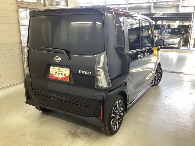 タントカスタムＲＳ衝突被害軽減ブレーキ　横滑り防止装置　オートハイビーム　アイドリングストップ　ステアリングスイッチ　オートライト　キーフリーシステム　オートエアコン　ナビ　ドラレコ　パノラマカメラ　ＥＴＣ　マット（岐阜県）の中古車