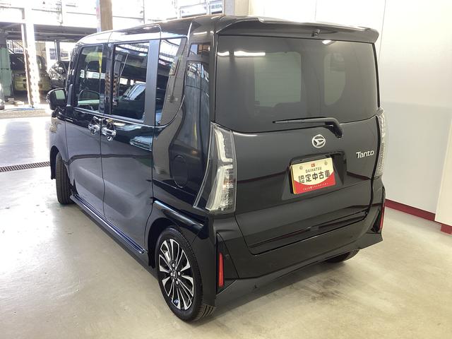 タントカスタムＲＳ衝突被害軽減ブレーキ　横滑り防止装置　オートハイビーム　アイドリングストップ　ステアリングスイッチ　オートライト　キーフリーシステム　オートエアコン　ナビ　ドラレコ　パノラマカメラ　ＥＴＣ　マット（岐阜県）の中古車