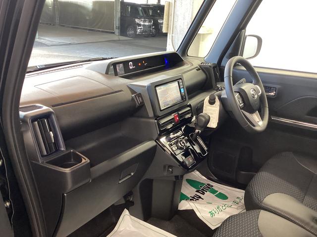 タントカスタムＲＳ衝突被害軽減ブレーキ　横滑り防止装置　オートハイビーム　アイドリングストップ　ステアリングスイッチ　オートライト　キーフリーシステム　オートエアコン　ナビ　ドラレコ　パノラマカメラ　ＥＴＣ　マット（岐阜県）の中古車