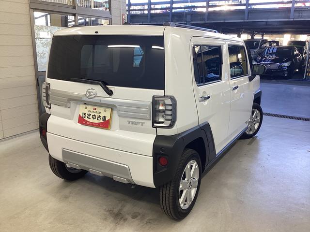 タフトＧターボ　クロムベンチャー衝突被害軽減ブレーキ　横滑り防止装置　オートハイビーム　アイドリングストップ　ステアリングスイッチ　オートライト　キーフリーシステム　オートエアコン　パノラマカメラ（岐阜県）の中古車