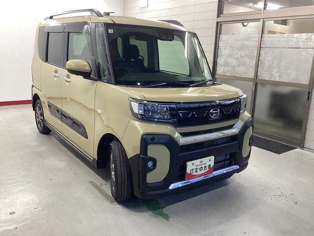 タントファンクロス衝突被害軽減ブレーキ　横滑り防止装置　オートハイビーム　アイドリングストップ　ステアリングスイッチ　オートライト　キーフリーシステム　オートエアコン　パノラマカメラ　マット　バイザー（岐阜県）の中古車