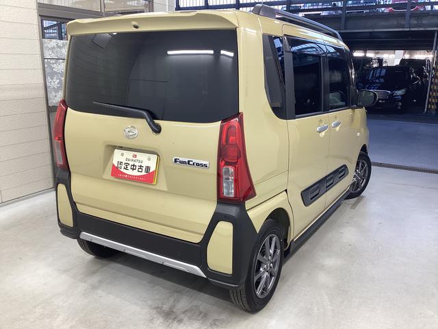 タントファンクロス衝突被害軽減ブレーキ　横滑り防止装置　オートハイビーム　アイドリングストップ　ステアリングスイッチ　オートライト　キーフリーシステム　オートエアコン　パノラマカメラ　マット　バイザー（岐阜県）の中古車