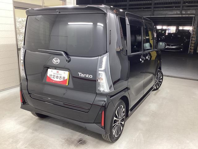 タントカスタムRS衝突被害軽減ブレーキ 横滑り防止装置 オートハイビーム アイドリングストップ ステアリングスイッチ オートライト キーフリー オートエアコン ナビ ドラレコ パノラマカメラ ETC マット バイザー(岐阜県)の中古車