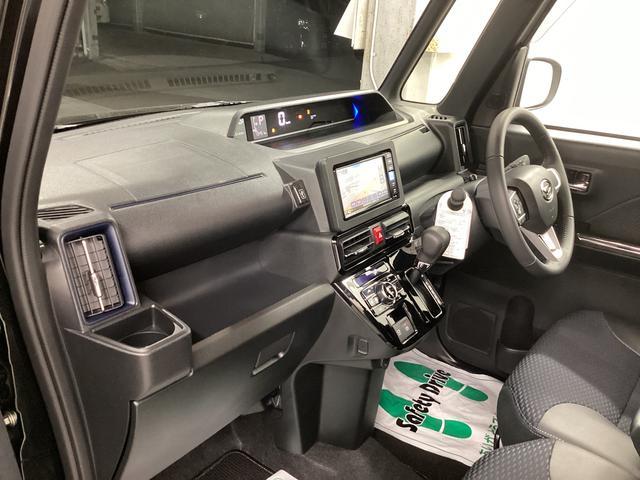 タントカスタムRS衝突被害軽減ブレーキ 横滑り防止装置 オートハイビーム アイドリングストップ ステアリングスイッチ オートライト キーフリー オートエアコン ナビ ドラレコ パノラマカメラ ETC マット バイザー(岐阜県)の中古車