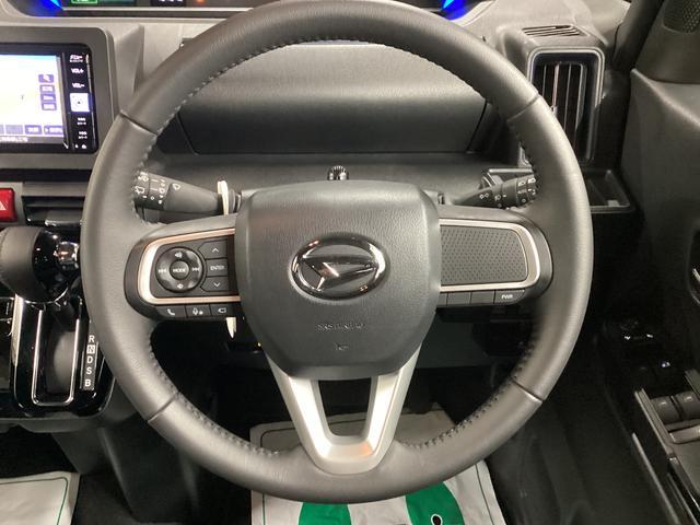 タントカスタムRS衝突被害軽減ブレーキ 横滑り防止装置 オートハイビーム アイドリングストップ ステアリングスイッチ オートライト キーフリー オートエアコン ナビ ドラレコ パノラマカメラ ETC マット バイザー(岐阜県)の中古車