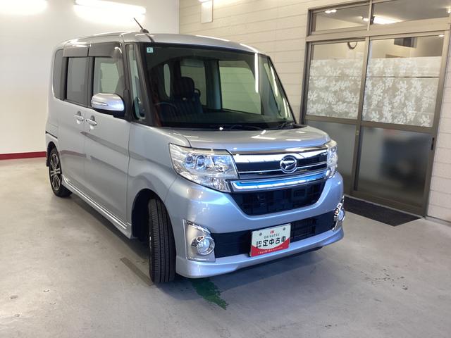 タントカスタムRS SA衝突被害軽減ブレーキ 横滑り防止装置 アイドリングストップ ステアリングスイッチ オートライト キーフリーシステム オートエアコン バックカメラ マット バイザー(岐阜県)の中古車
