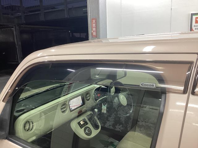 ミラココアココアＸエアコン　パワステ　ナビ　バックカメラ　アイドリングストップ　マット　バイザー（岐阜県）の中古車