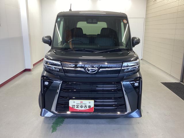 タントカスタムＸ衝突被害軽減ブレーキ　横滑り防止装置　オートハイビーム　アイドリングストップ　ステアリングスイッチ　オートライト　キーフリーシステム　オートエアコン　バックカメラ　マット　バイザー（岐阜県）の中古車