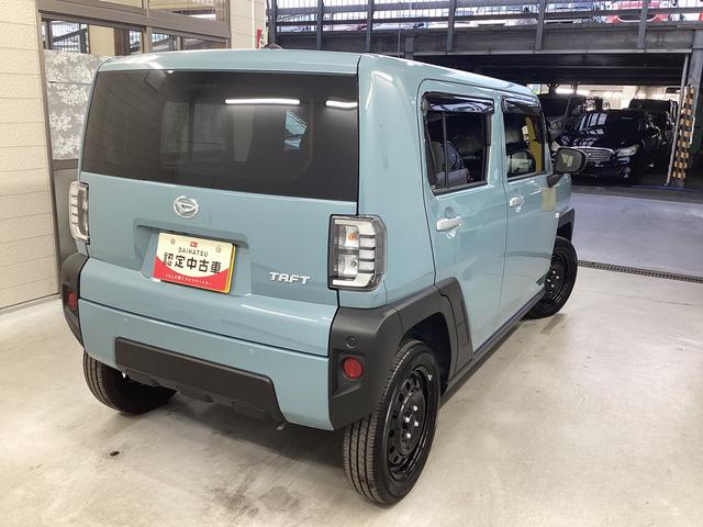 タフトX衝突被害軽減ブレーキ 横滑り防止装置 オートハイビーム アイドリングストップ ステアリングスイッチ オートライト キーフリーシステム オートエアコン パノラマカメラ マット バイザー(岐阜県)の中古車