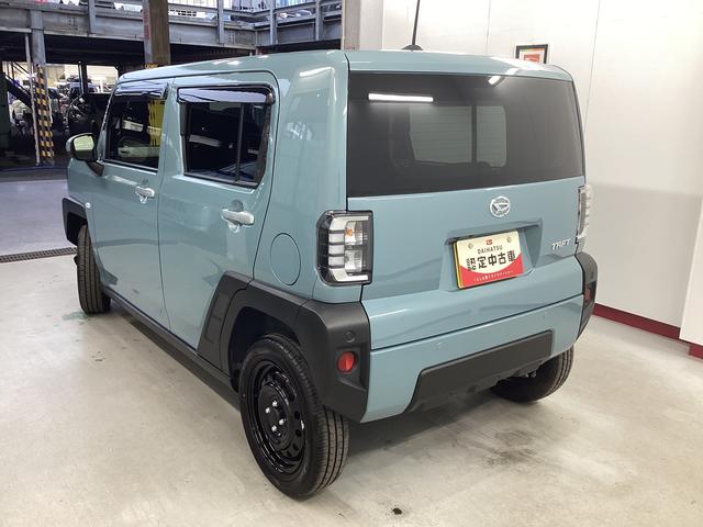 タフトX衝突被害軽減ブレーキ 横滑り防止装置 オートハイビーム アイドリングストップ ステアリングスイッチ オートライト キーフリーシステム オートエアコン パノラマカメラ マット バイザー(岐阜県)の中古車