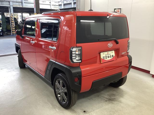 タフトＧターボ衝突被害軽減ブレーキ　横滑り防止装置　オートハイビーム　アイドリングストップ　ステアリングスイッチ　オートライト　キーフリーシステム　オートエアコン　パノラマカメラ　マット　バイザー（岐阜県）の中古車