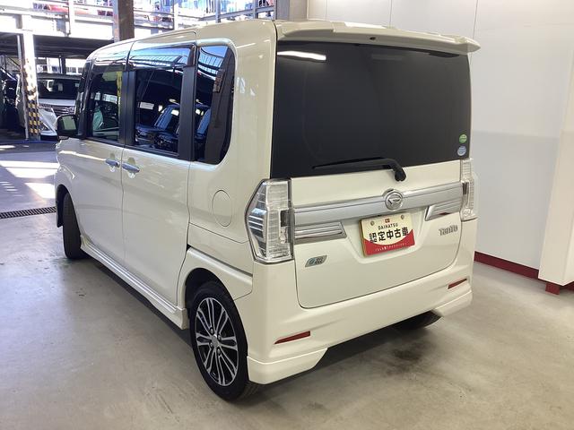 タントカスタムRSアイドリングストップ ステアリングスイッチ オートライト キーフリーシステム オートエアコン ナビ ETC マット バイザー(岐阜県)の中古車