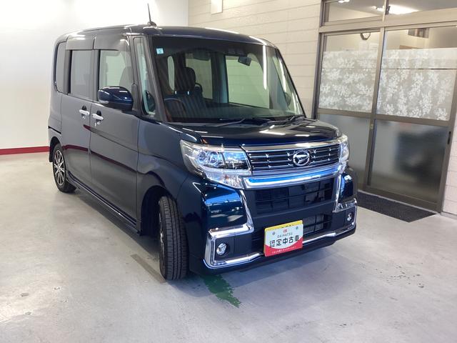 タントカスタムX トップエディションVS SAIII衝突被害軽減ブレーキ 横滑り防止装置 オートハイビーム アイドリングストップ ステアリングスイッチ オートライト キーフリーシステム ナビ パノラマカメラ ETC 社外ドラレコ マット バイザー(岐阜県)の中古車