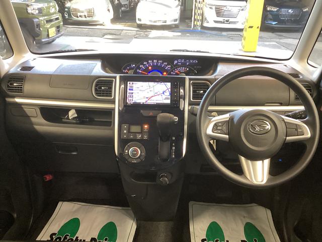 タントカスタムX トップエディションVS SAIII衝突被害軽減ブレーキ 横滑り防止装置 オートハイビーム アイドリングストップ ステアリングスイッチ オートライト キーフリーシステム ナビ パノラマカメラ ETC 社外ドラレコ マット バイザー(岐阜県)の中古車